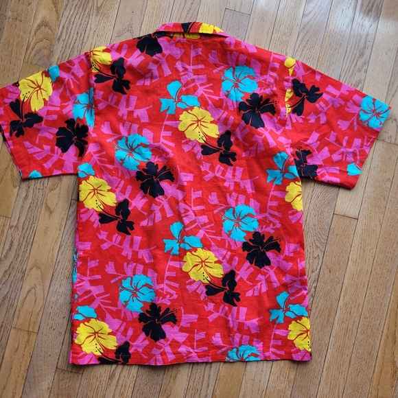 Ocean Pacific OP Hawaiian Button Down - Picture 4 of 7